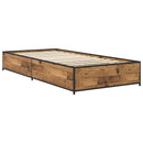 Sengestel Gammelt træ 80 x 200 cm Konstrueret træ