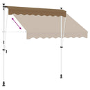 Manuel Utrækkelig Markise Beige 150 cm