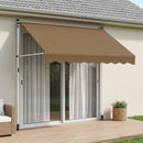 Manuel Utrækkelig Markise Beige 350 cm