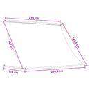 Markise Anthracit og hvid 300 x 150 cm