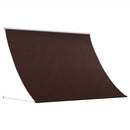 Markise Brun 100 x 150 cm 180 g / m² polyester med PU-belægning