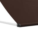 Markise Brun 350 x 150 cm 180 g / m² polyester med PU-belægning