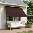 Markise Brun 400 x 150 cm 180 g / m² polyester med PU-belægning