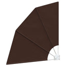 Balkon Afskærmning 140 x 140 cm Polyester Brun
