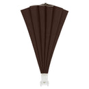 Balkon Afskærmning Ø 400 cm Polyester Brun