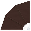 Balkon Afskærmning 160 x 160 cm Polyester Brun