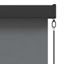 Rullegardin Lysegrå 60 x 250 cm Stof og Aluminium