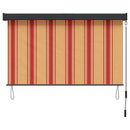 Rullegardin Flerfarvet 120 x 250 cm Stof og Aluminium