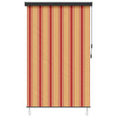 Rullegardin Flerfarvet 120 x 250 cm Stof og Aluminium