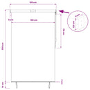 Rullegardin Flerfarvet 160 x 250 cm Stof og Aluminium