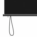 Rullegardin Sort 180 x 250 cm Stof og Aluminium