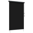Rullegardin Sort 180 x 250 cm Stof og Aluminium