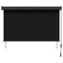 Rullegardin Sort 180 x 250 cm Stof og Aluminium