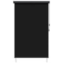 Rullegardin Sort 180 x 250 cm Stof og Aluminium