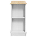 Akvarium stand CORONA Hvid og brun 60 x 30 x 60 cm 150 kg