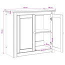 Akvarium stand PANAMA Brun 81 x 36 x 73 cm 250 kg