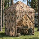 Pop-up Skur med 4 Sidevægge 3 x 3 m Skov Camouflage