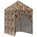 Pop-up Skur med 4 Sidevægge 3 x 3 m Skov Camouflage