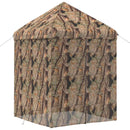 Pop-up Skur med 4 Sidevægge 3 x 3 m Skov Camouflage