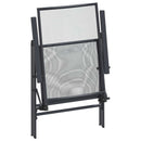 Have Spisebordssæt 9 pcs Antracit 212 x 90 x 76 cm Mesh og Stål