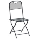Have Spisebordssæt 7 pcs Antracit 212 x 90 x 76 cm Mesh og Stål