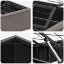 Elektrisk Justerbar Sengetramme Gråbrun 200 x 70 x 33,5 cm Stål