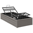 Elektrisk Justerbar Sengetramme Gråbrun 200 x 70 x 33,5 cm Stål