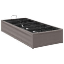 Elektrisk Justerbar Sengetramme Gråbrun 200 x 70 x 33,5 cm Stål