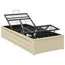 Elektrisk Justerbar Sengetramme Cremefarvet 200 x 70 x 33,5 cm
