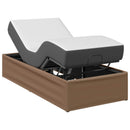 Elektrisk Justerbar Sengetramme Gyldenbrun 200 x 70 x 33,5 cm