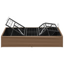 Elektrisk Justerbar Sengetramme Gyldenbrun 200 x 70 x 33,5 cm