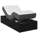 Elektrisk Justerbar Sengetramme Sort 200 x 70 x 33,5 cm Stål