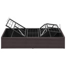 Elektrisk Justerbar Sengetramme Brun 200 x 80 x 33,5 cm Stål