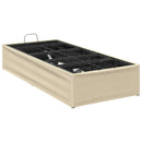 Elektrisk Justerbar Sengetramme Cremefarvet 200 x 80 x 33,5 cm