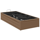 Elektrisk Justerbar Sengetramme Gyldenbrun 200 x 80 x 33,5 cm