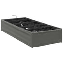 Elektrisk Justerbar Sengetramme Mørkegrå 200 x 80 x 33,5 cm