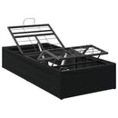 Elektrisk Justerbar Sengetramme Sort 200 x 80 x 33,5 cm Stål