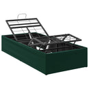 Elektrisk Justerbar Sengetramme Skovgrøn 200 x 80 x 33,5 cm