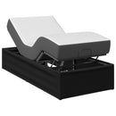Elektrisk Justerbar Sengetramme Sort 200 x 90 x 33,5 cm Stål