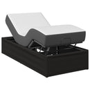 Elektrisk Justerbar Sengetramme Sort 200 x 90 x 33,5 cm Stål