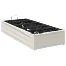 Elektrisk Justerbar Sengetramme Hvid 200 x 90 x 33,5 cm Stål