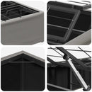 Elektrisk Justerbar Sengetramme Lysegrå 200 x 90 x 33,5 cm Stål