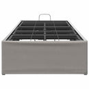 Elektrisk Justerbar Sengetramme Lysegrå 200 x 90 x 33,5 cm Stål