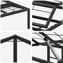 Elektrisk Justerbar Sengetramme Sort 200 x 90 x 33,5 cm Stål
