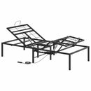 Elektrisk Justerbar Sengetramme Sort 200 x 90 x 33,5 cm Stål
