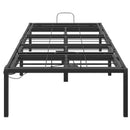 Elektrisk Justerbar Sengetramme Sort 200 x 90 x 33,5 cm Stål