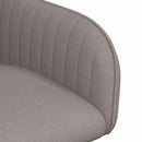 Spisestole 2 stk. Stof Gråbrun 56,5 x 50 x 87,5 cm