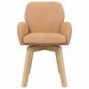 Svingende Spisestole 2 stk. Bouclé Beige 54 x 58 x 87 cm