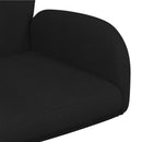 Svingbar skrivebordsstol 54 x 58 x 90 cm Sort Stof