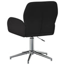 Svingbar skrivebordsstol 54 x 58 x 90 cm Sort Stof